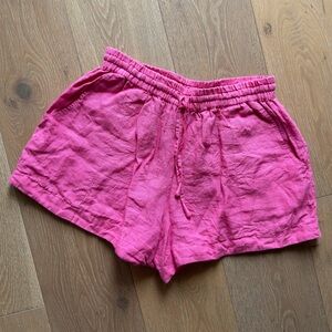 Apiece Apart pink Trail Shorts